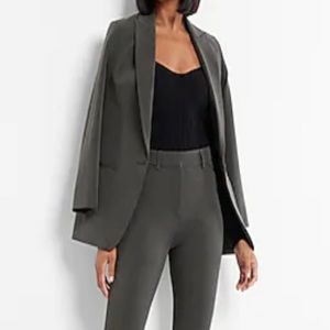 Express Editor One Button Boyfriend Blazer